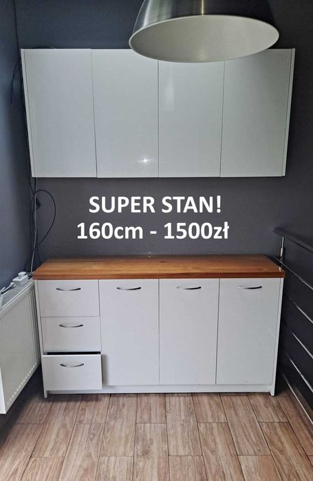 Zestaw mebli kuchennych 160cm. W SUPER STANIE!