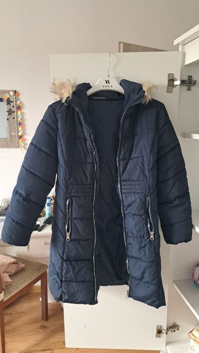 Płaszcz zimow dziewczęcy