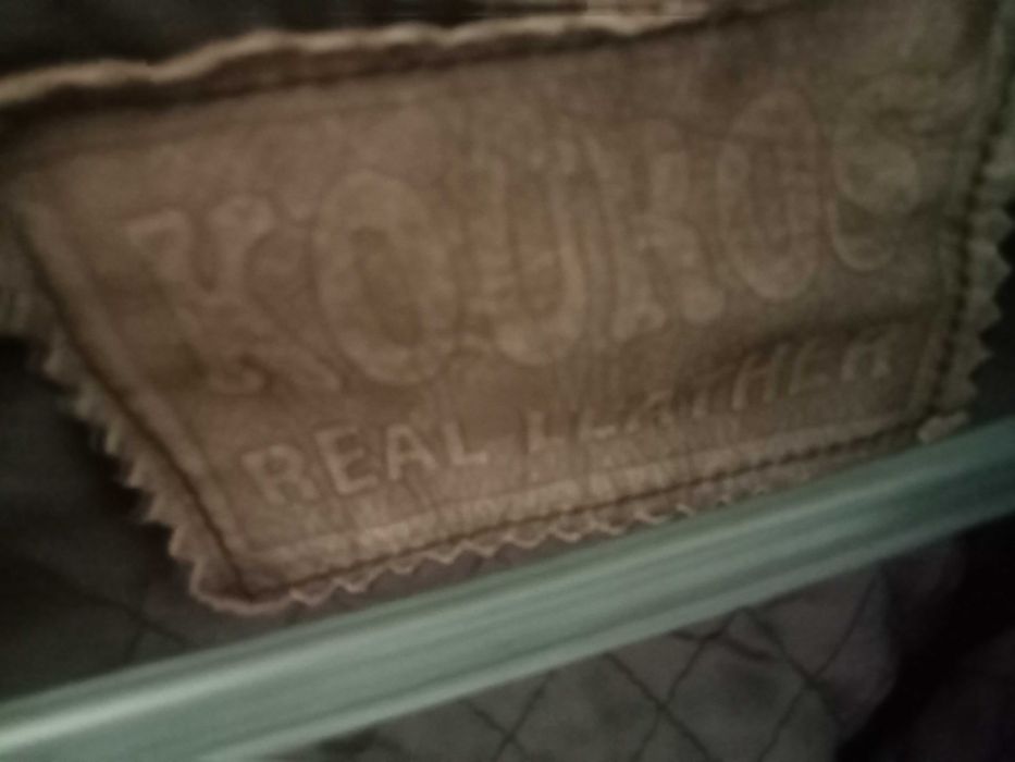 Casaco de cabedal vintage