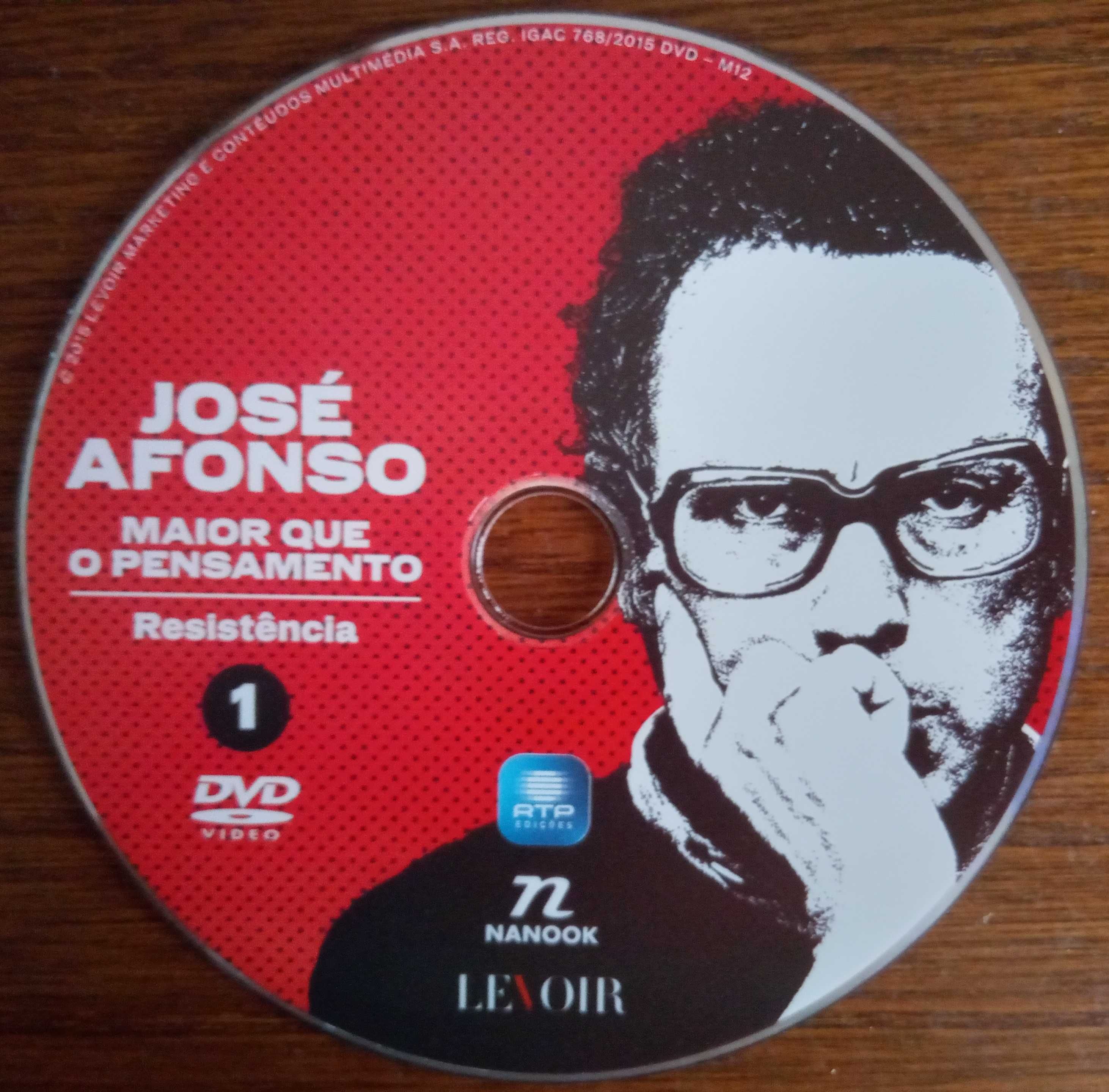 José Afonso	- - - - -		Maior Que o Pensamento - 1	- - - - -	DVD