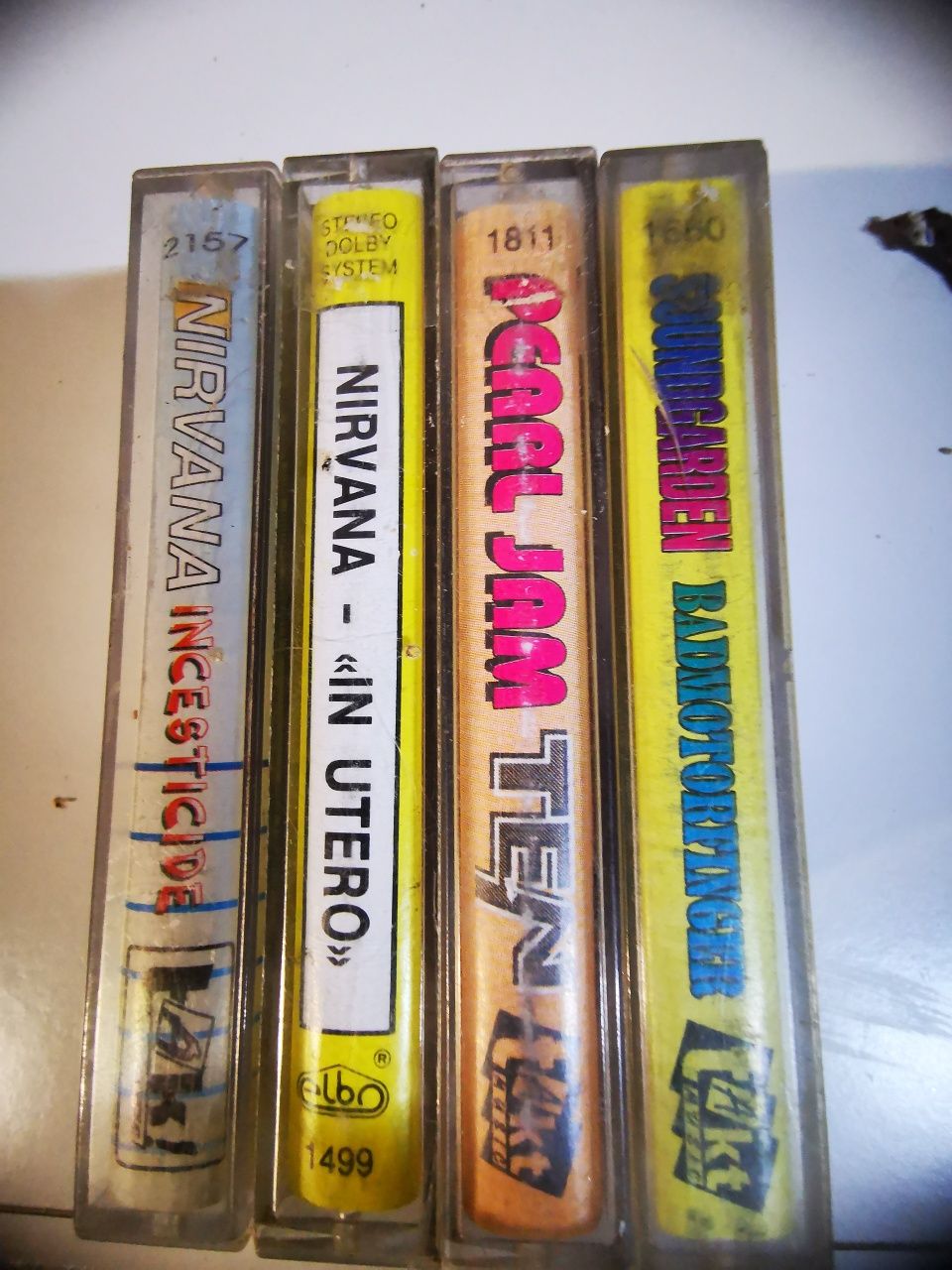 Sprzedam kasety firmy Takt i Elbo. Nirvana, Pearl Jam, Soundgarden