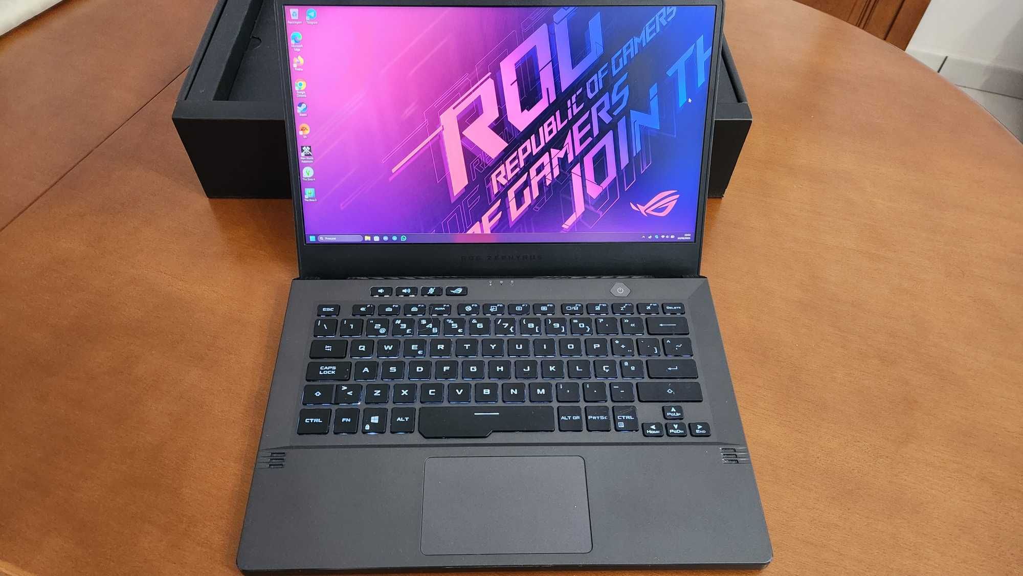Portatil Asus Rog Zephyrus G14 - Ryzen 9 - 24Gb RAM - rtx 3050 Ti