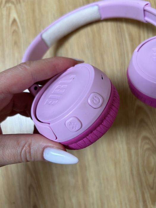 Наушники беспроводные детские розовые GBL