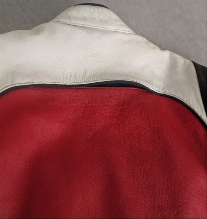 Casaco Pele Mota Alpine Stars Vermelho/Branco/Preto