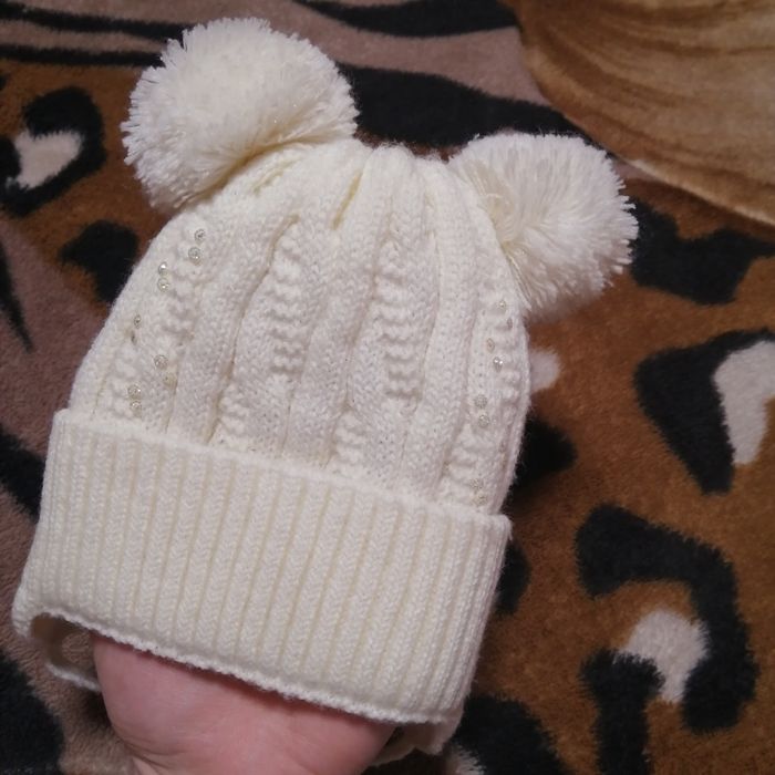 Шапочка для дівчинки 44-46