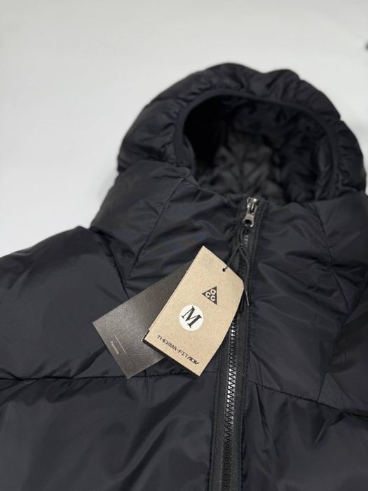 Куртка Nike Acg чорна Теплий пуховик чоловічий Найк асдж