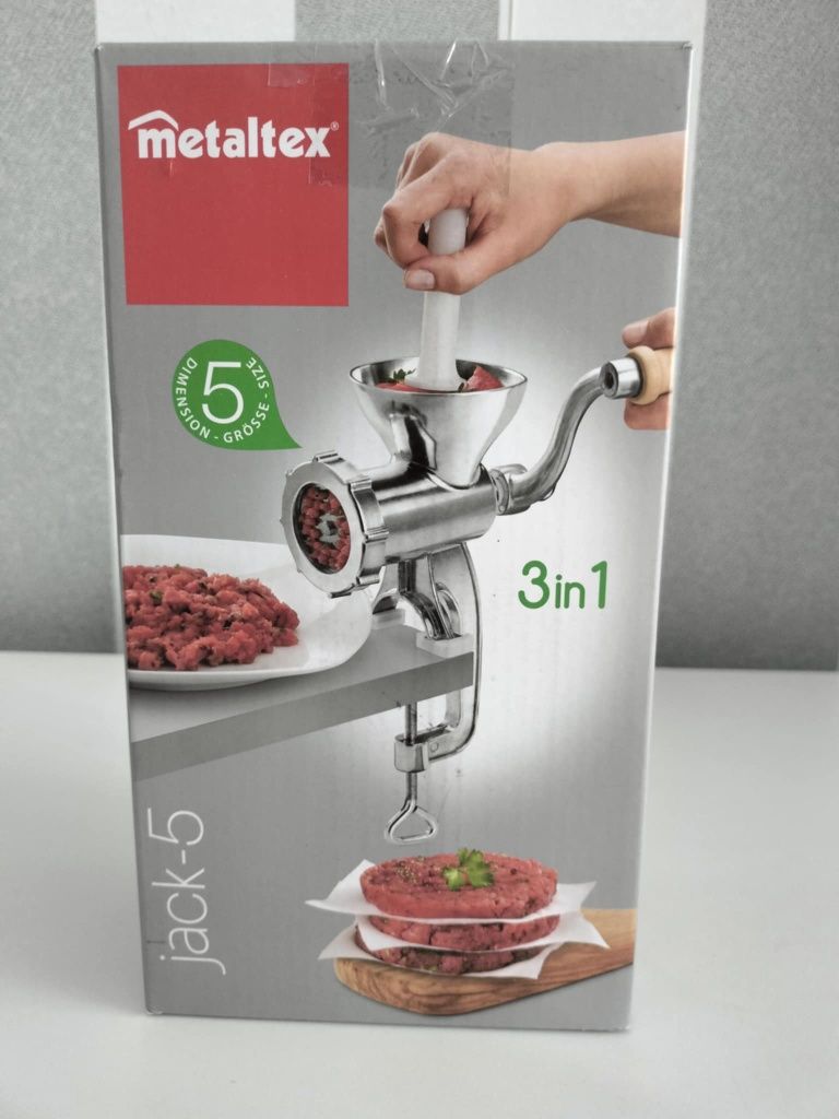 Metaltex Jack 3w1 – maszynka do żywności z akcesoriami