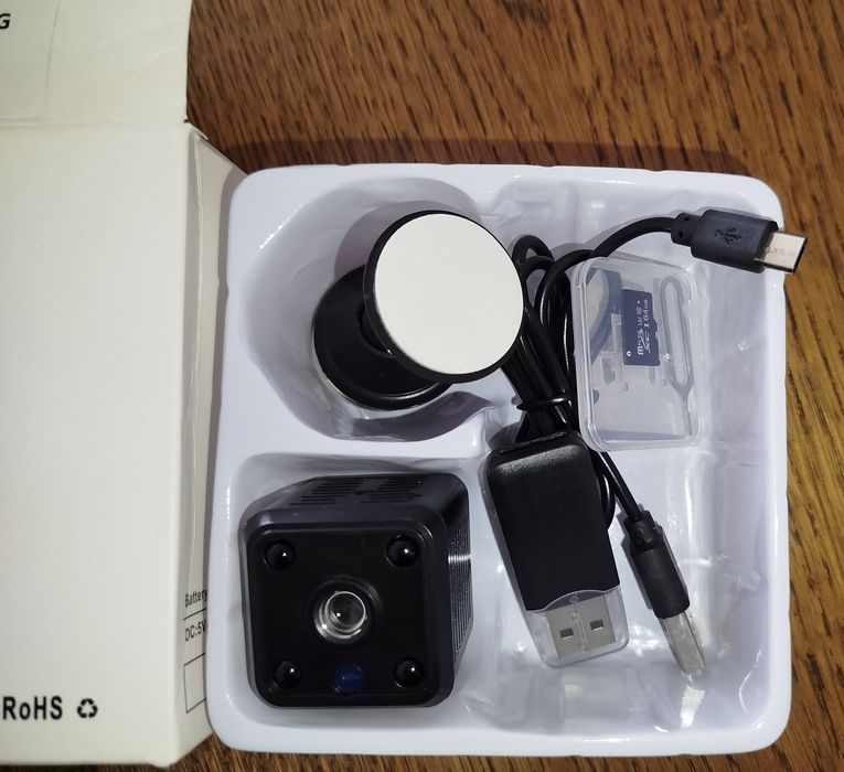 Mini Câmera IP já com cartão de 64GB
