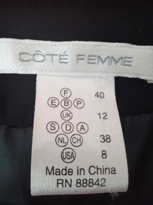 Casaco e Calças de Fato Preto Mulher - Côté Femme