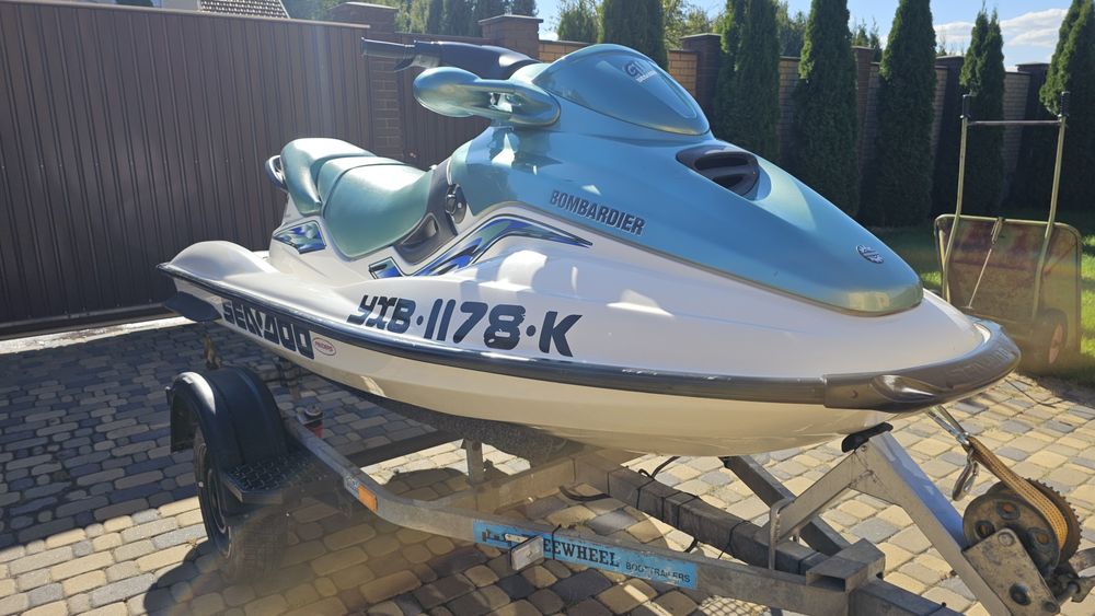 Гідроцикл BRP SEA DOO GTI на 717, відмінний стан, документи, лафет