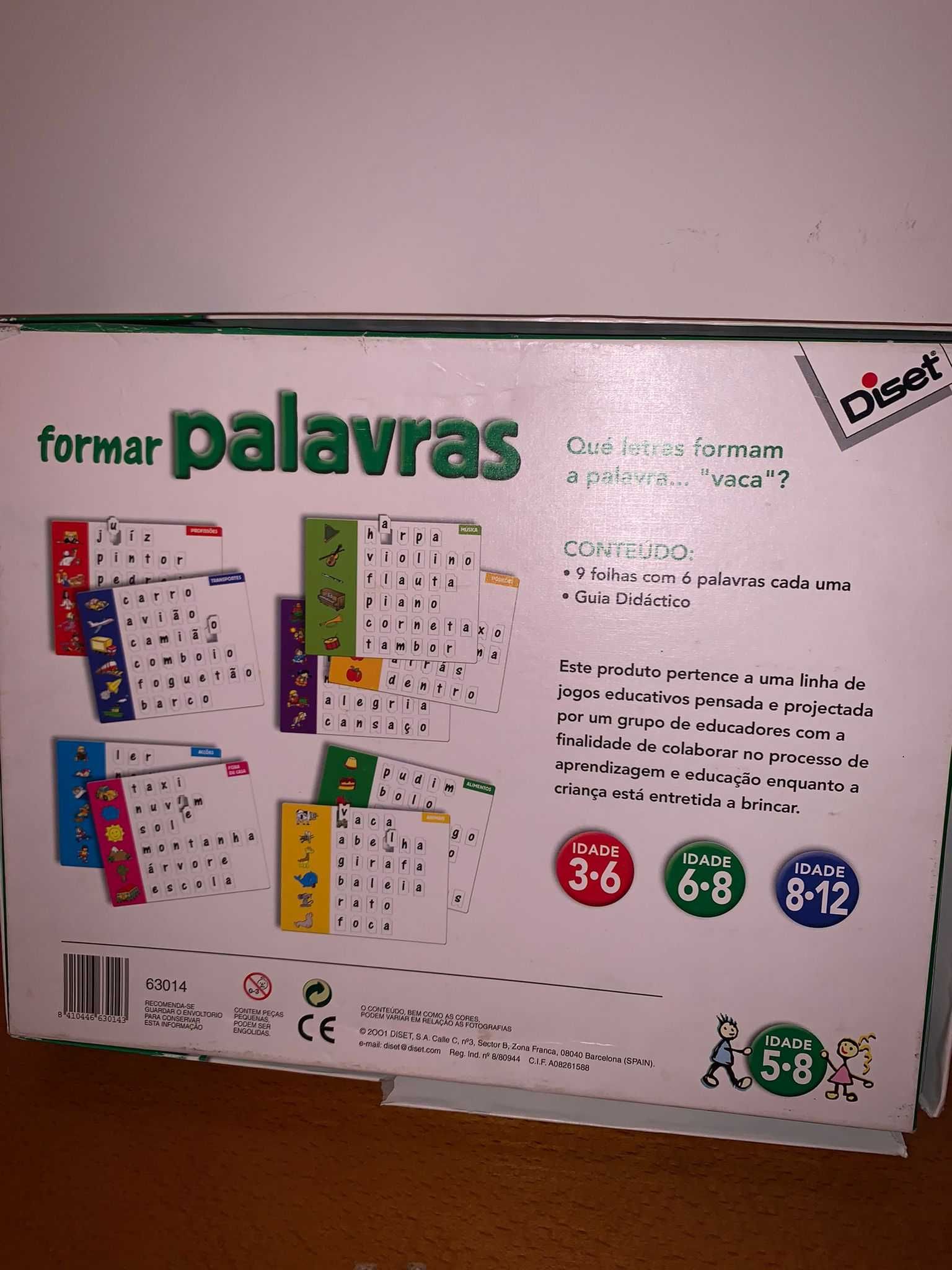 Jogo de Criança Formar Palavras - Idade 5+