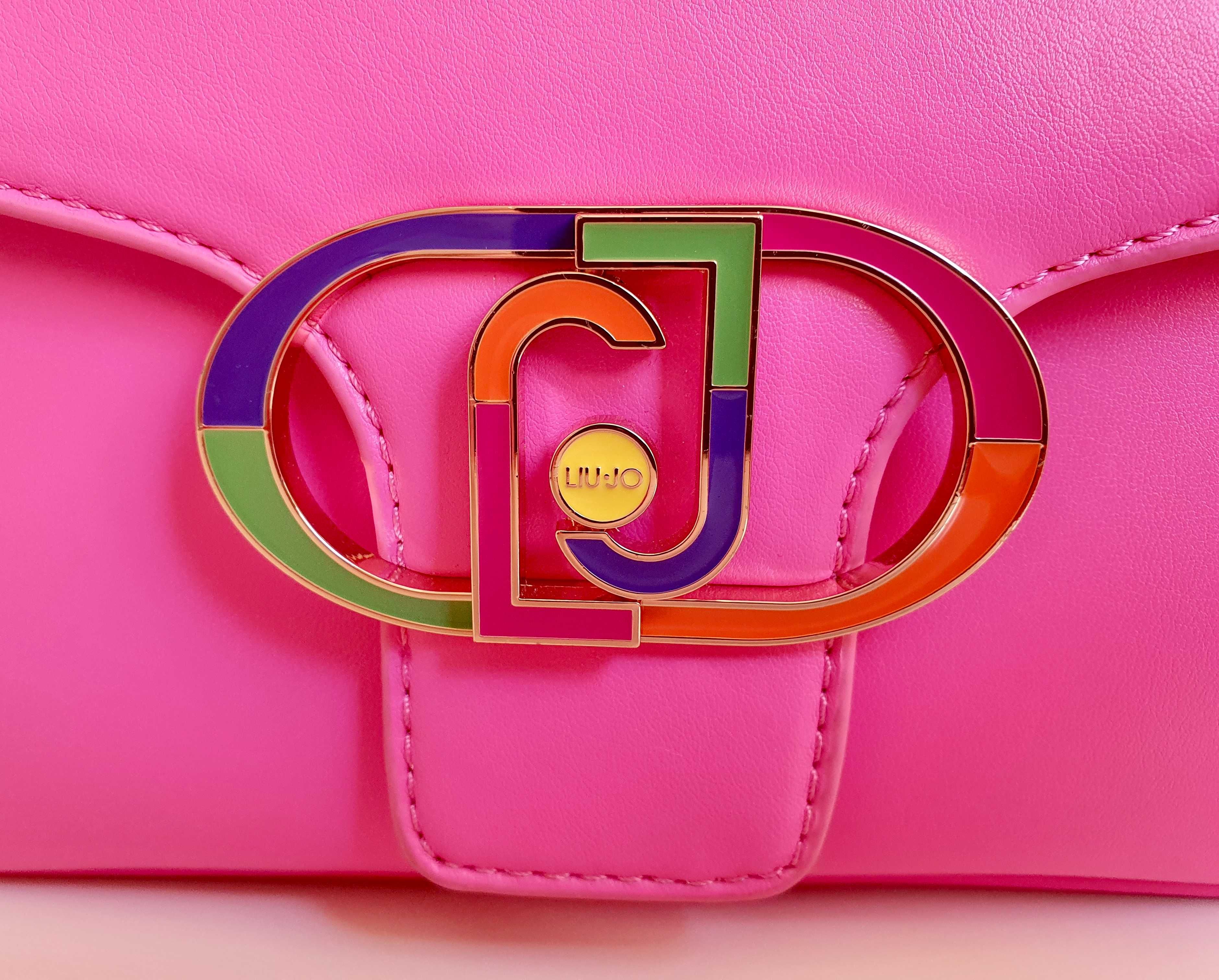 LIU JO - Misa Crossbody Lampone Rose (NEW!) so beautiful