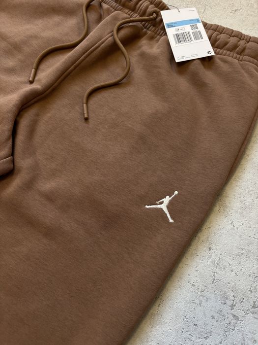 ОРИГІНАЛ! Штани Nike Jordan brooklyn fleece коричневі | S