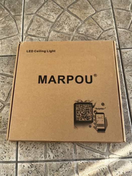 Lampa LED sufitowa plafon 30cm biały
