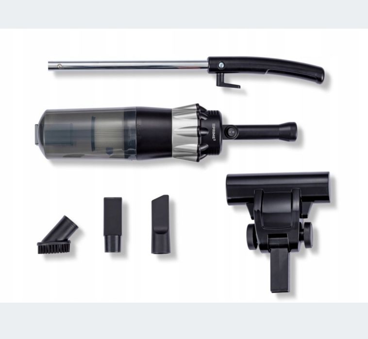 Prime3 Odkurzacz pionowy ręczny bezworkowy czarny