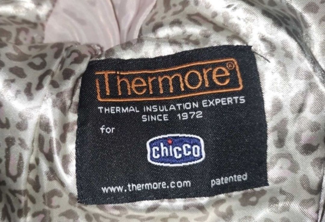 Красивое зимнее термопальто Chicco