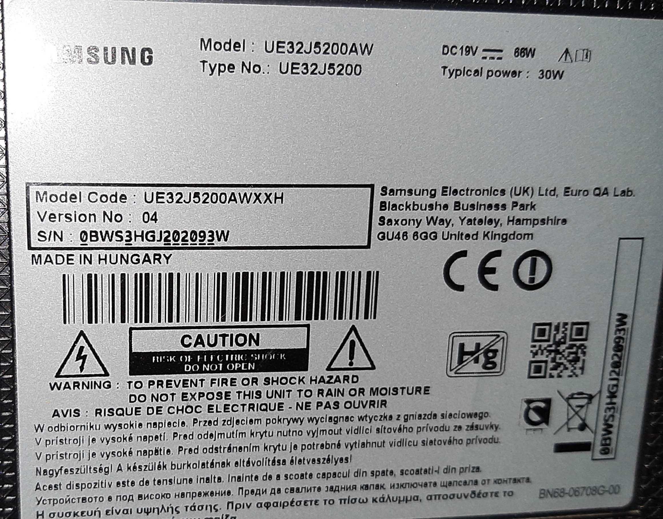 SAMSUNG UE32J5200AW плати