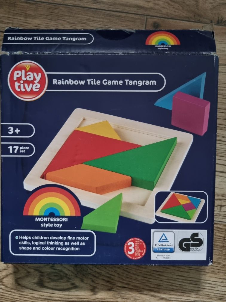 Drewniane układanki Playative