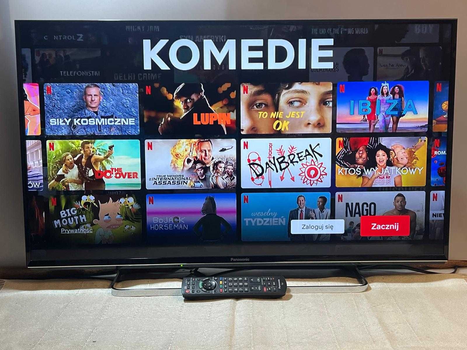 Panasonic 40" LED Smart Tv  Wi Fi  DVB-T2  hewc-265