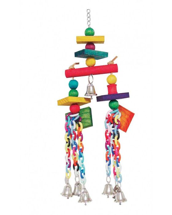 Brinquedo para papagaios de pequeno e médio prte