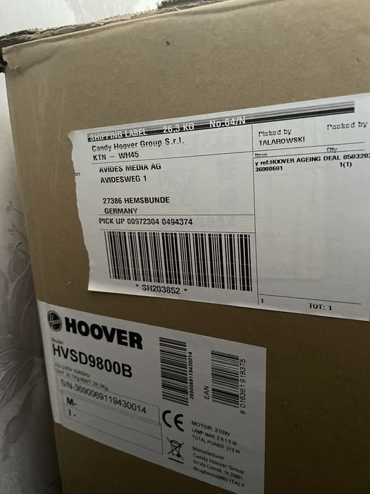 Витяжка Hoover HVSD9800B