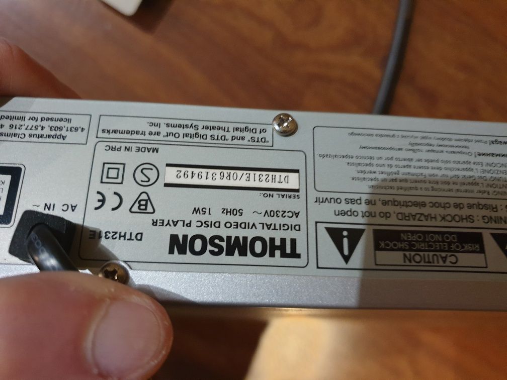 Leitor de DVD Thomson
