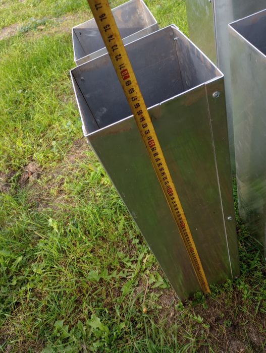 Słupki Szalunkowe wykonane z blachy aluminiowej