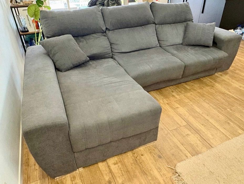 Sofá com chaise longue - 288x99x157cm
