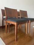 4 cadeiras madeira (designer)