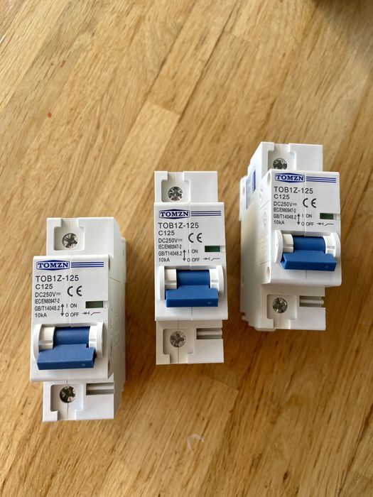 Автомат постійного струму 125A 125А DC 250V 1P TOMZN