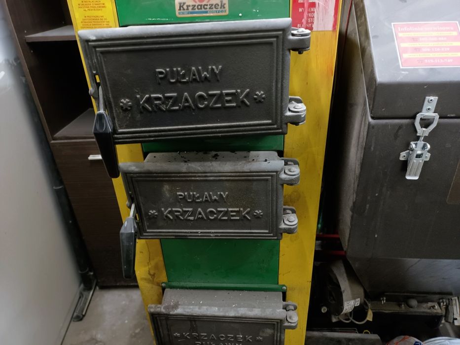 Części do kotła Krzaczek SKP-17 17 kW – podajnik, sterownik, wentylato