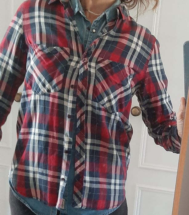 Camisa xadrez,  stradivarius,  tam. M