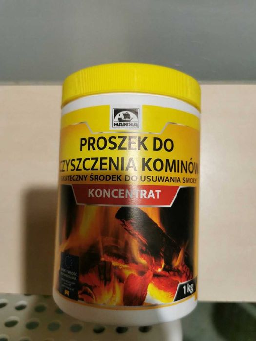 Hansa 1kg środek do czyszczenia komina i pieca Usuwa smołę i sadzę