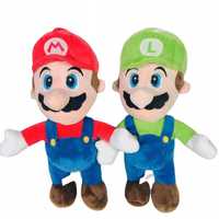 Super Zestaw 2 Pluszowe Maskotki Mario Luigi 27 Cm