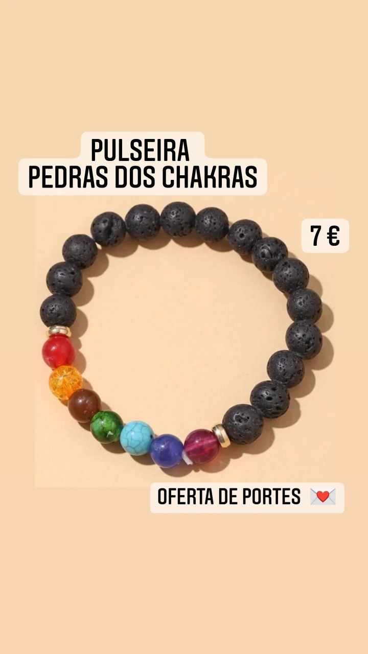 Pulseira 7 chakras