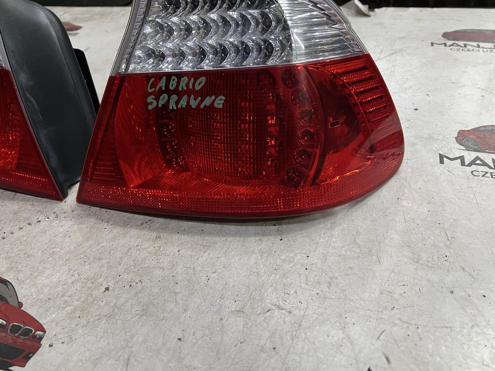 Lampy tyl tylne ledowe lewa prawa lampa led bmw e46 cabrio kabriolet