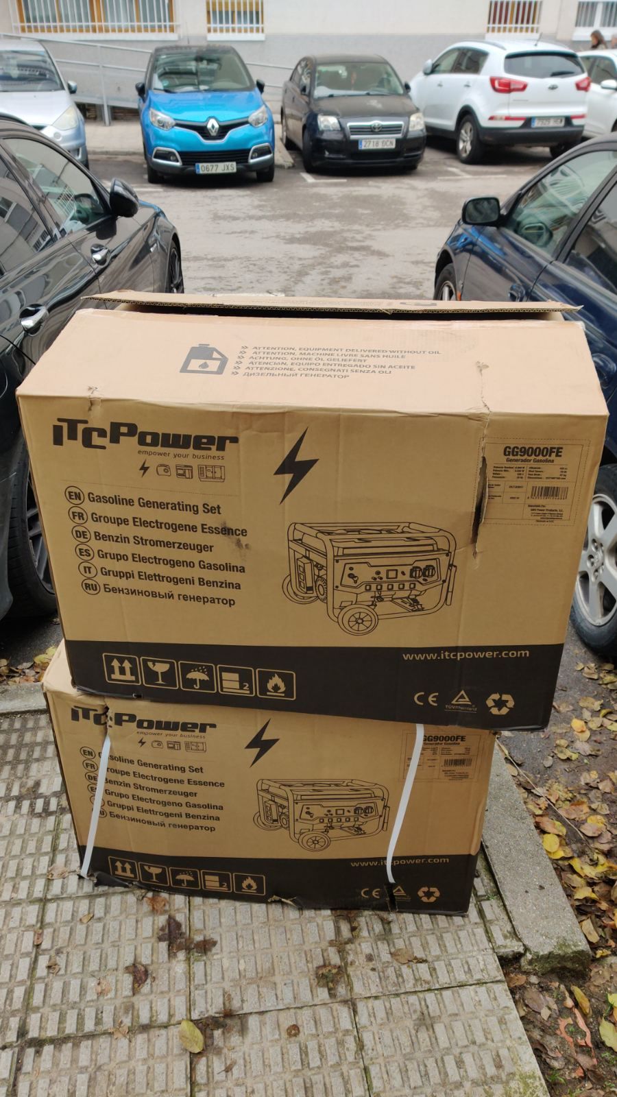 Генератор 7,5 кВт, ITC Power GG9000FE