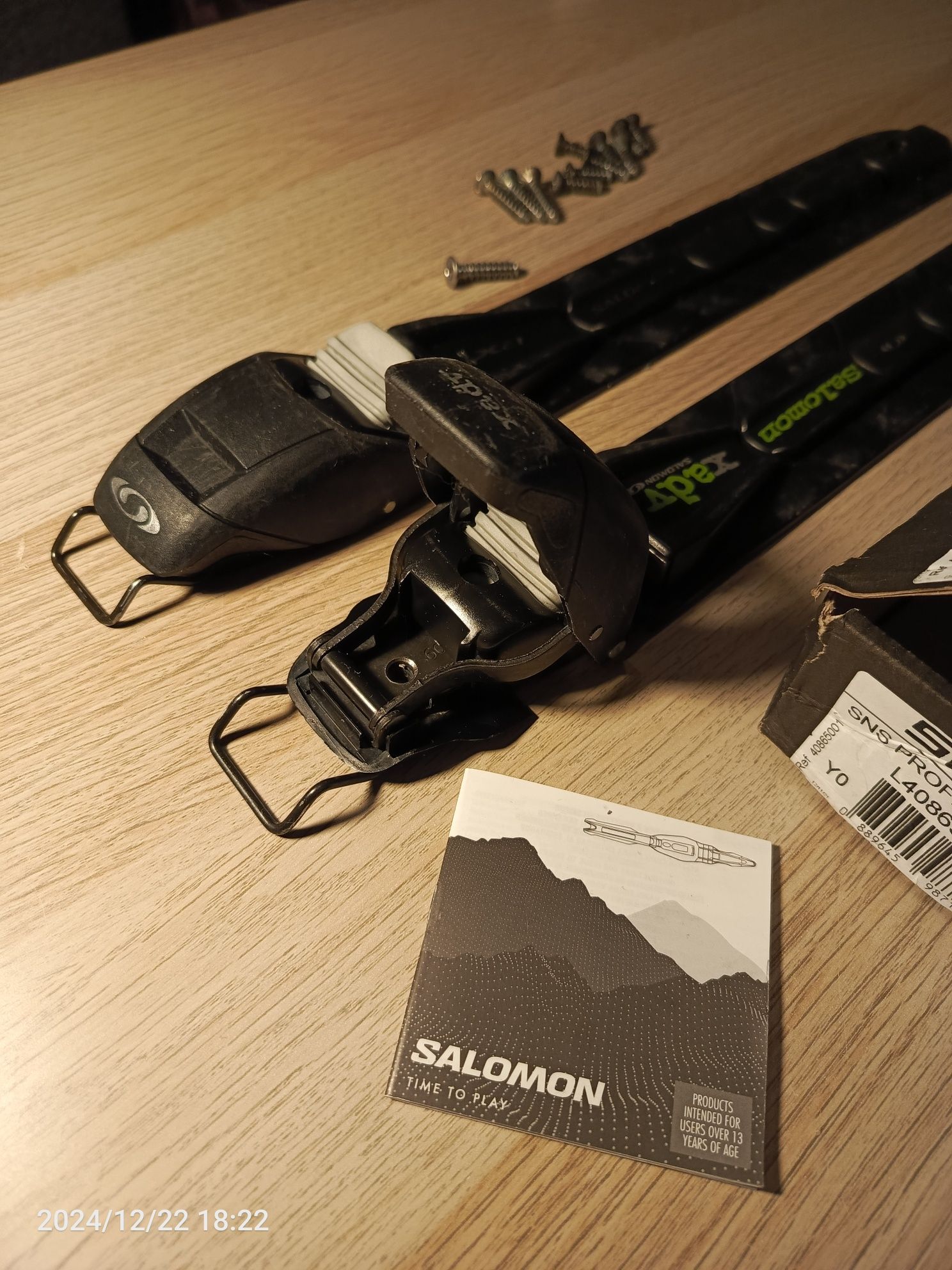 Wiązania do nart biegowych salomon SNS XA X-A XADV xadventure x-adv