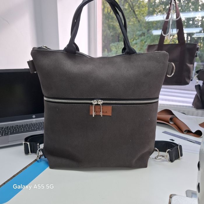 Torbo plecak z Nubuku