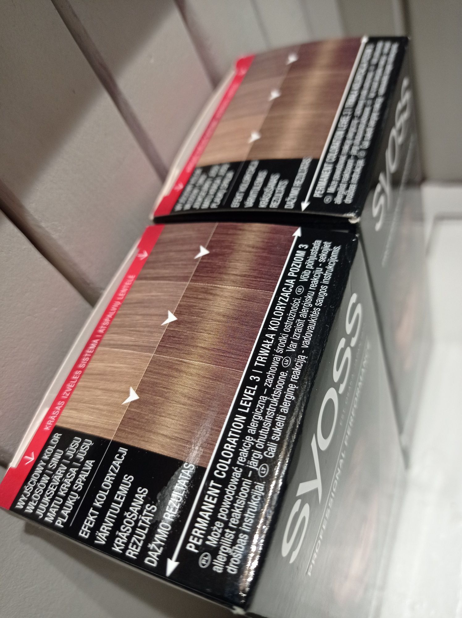 2x farba do włosów Syoss professional performance 6_1 ciemny blond