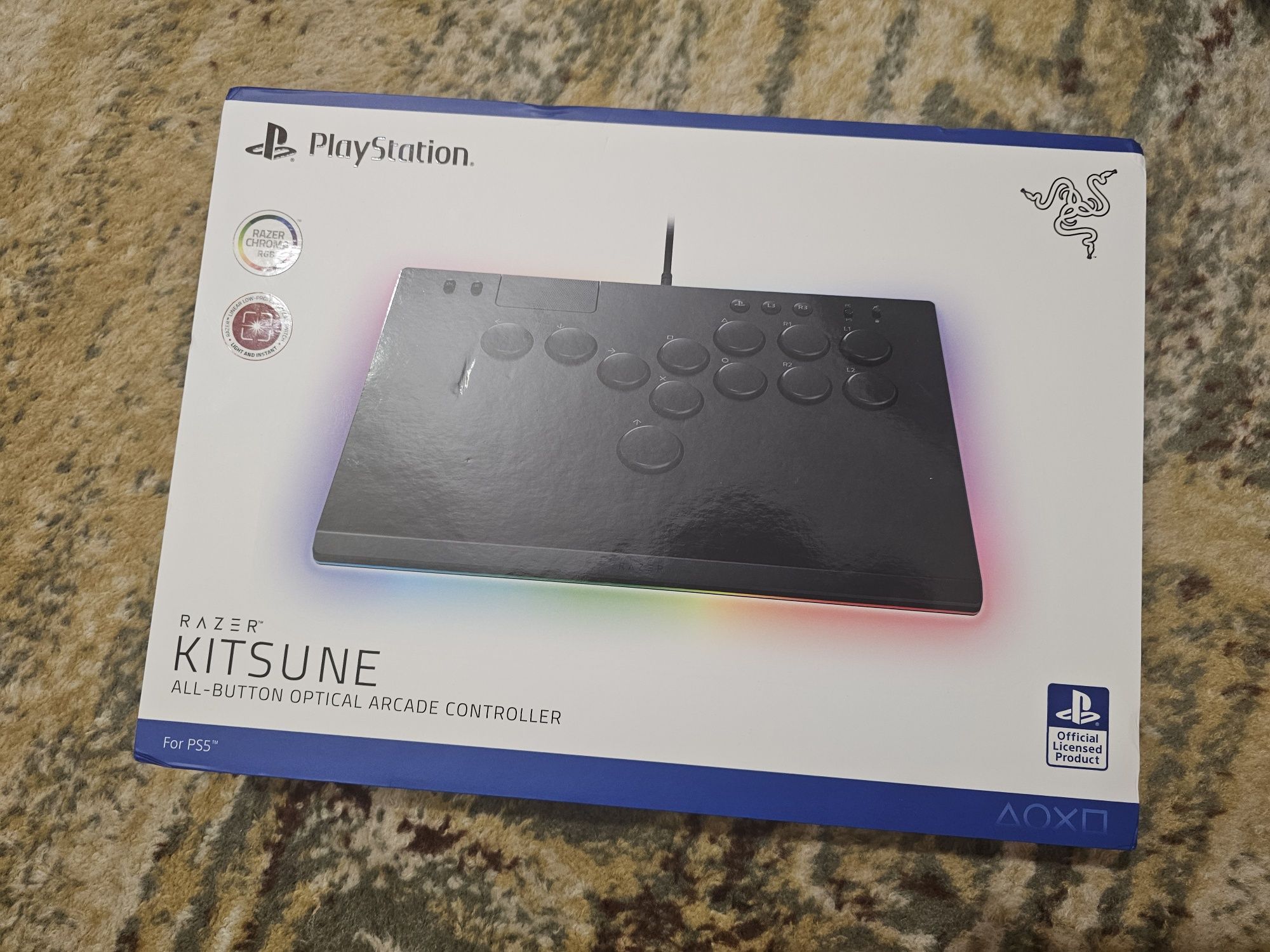 Razer kitsune игровая клавиатура (Hitbox, файтинг контроллер)