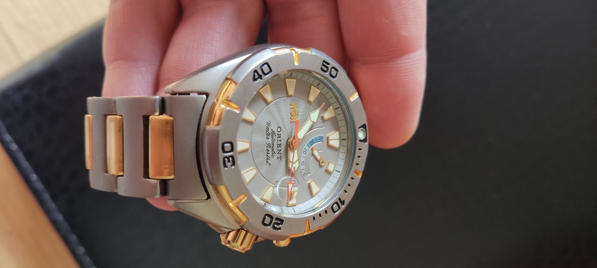 Relógio Orient m-force automático Titanium