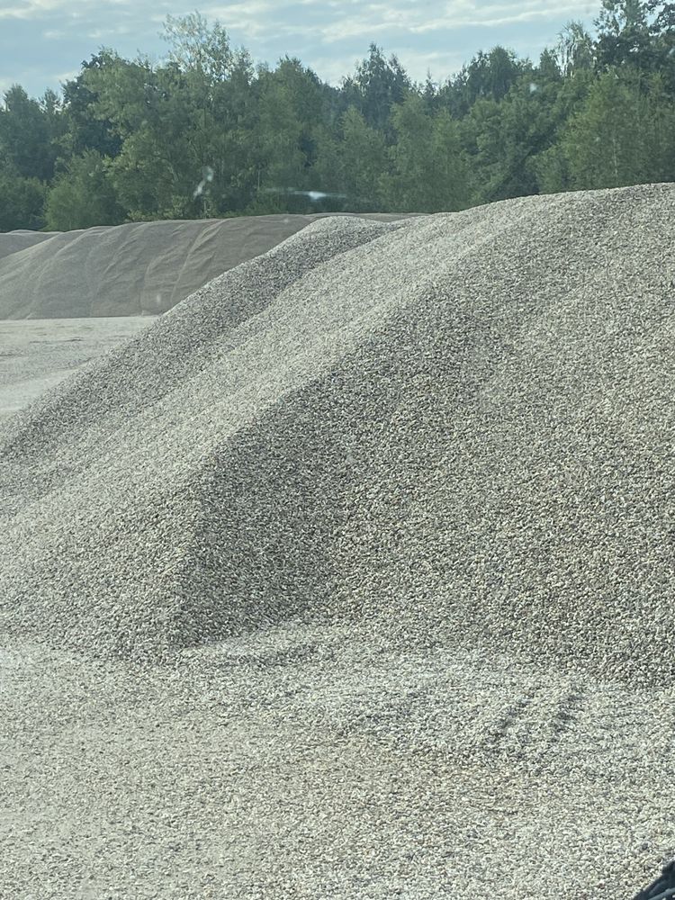 Piasek zasypowy zwir ziemia kamien tluczen transport wywrotka