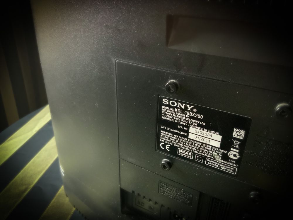 Sony KDL-19BX200 Bravia 19’ z redukcją zakłuceń MPEG