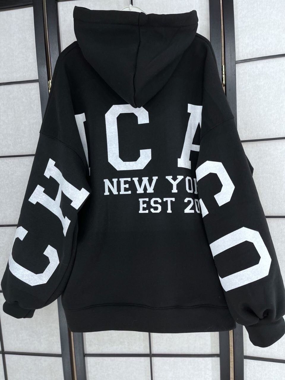 Стильная ХУДИ толстовка CHICAGO oversize