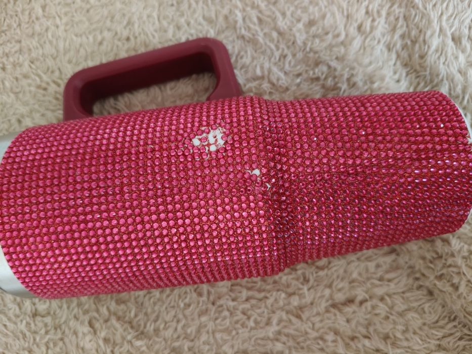 Kubek diamentowy z słomka