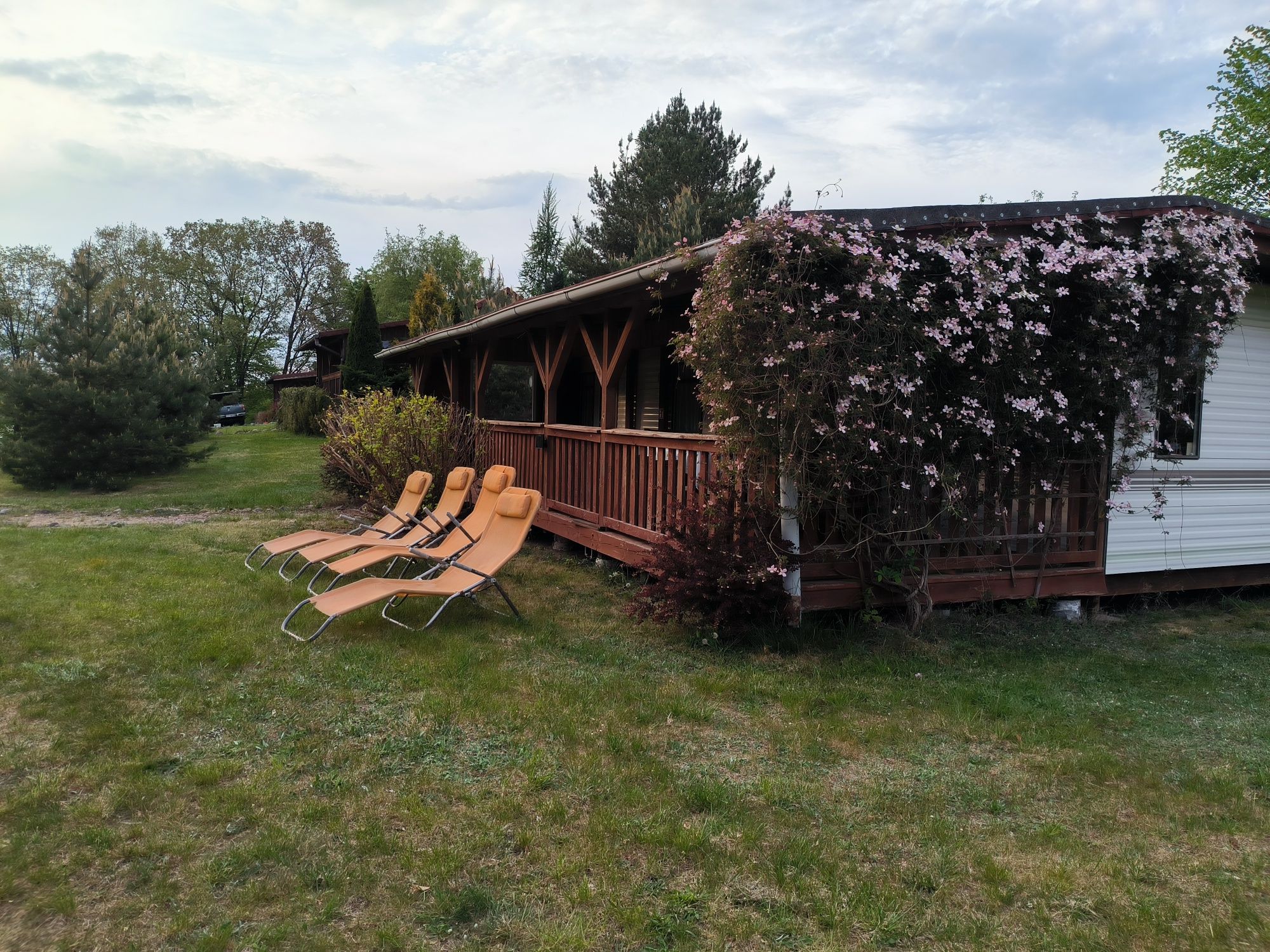 Domki nad jeziorem (poj. drawskie) namioty, camping, Wiejskie Serce