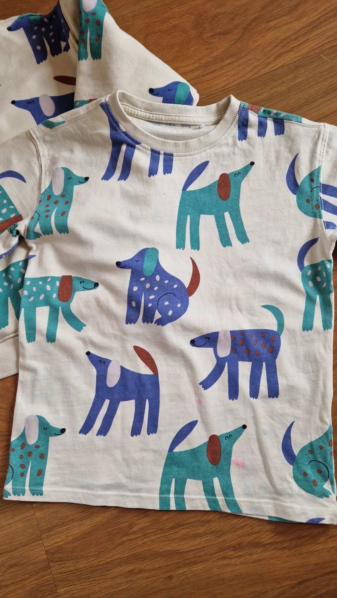 Komplet bluza i tshirt 5.10.15 r. 122/128