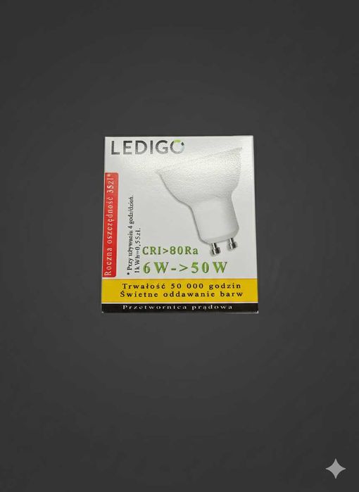 Żarówka LED Ledigo 6w GU10 230v 21szt.