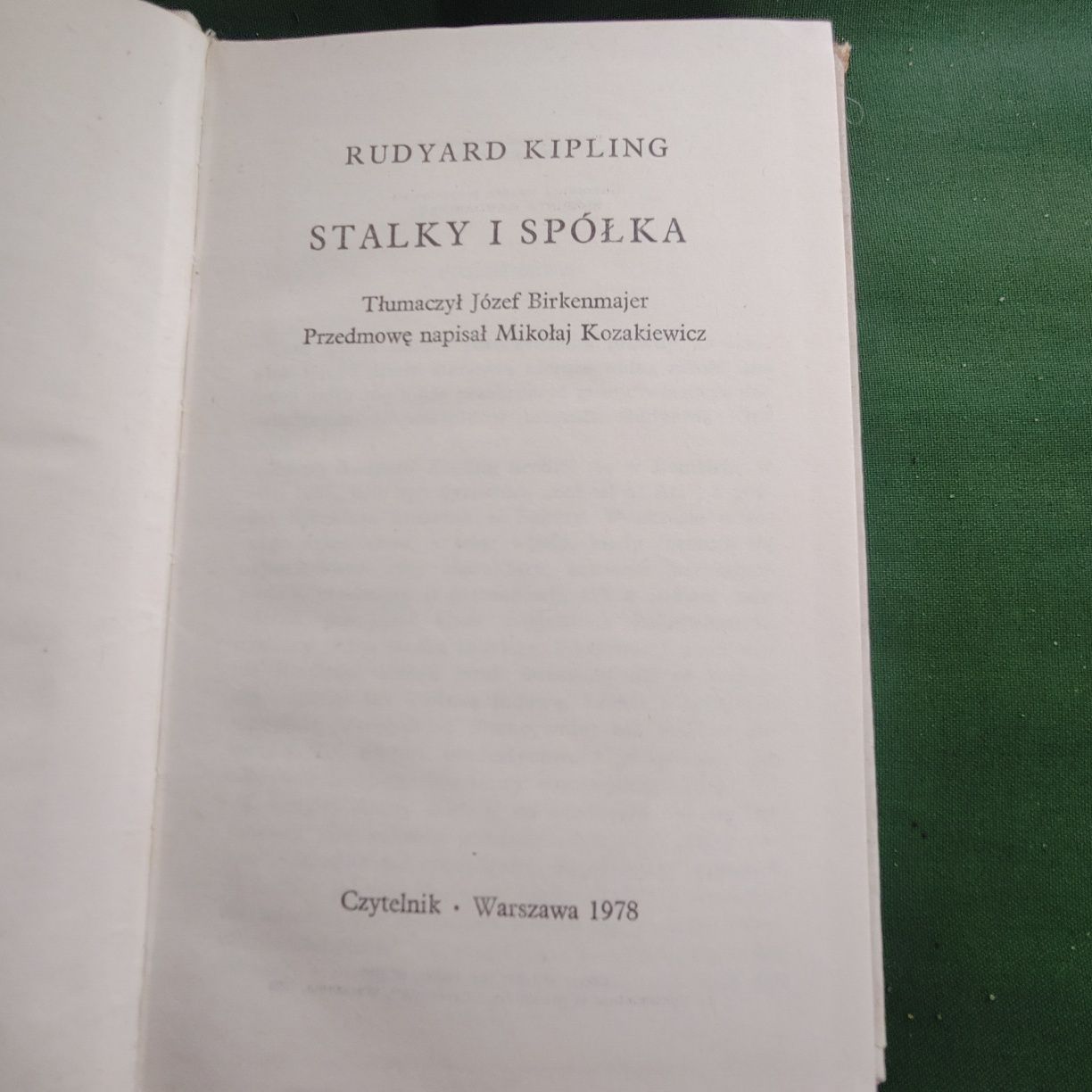 Stalky i spółka. Rudyard Kipling